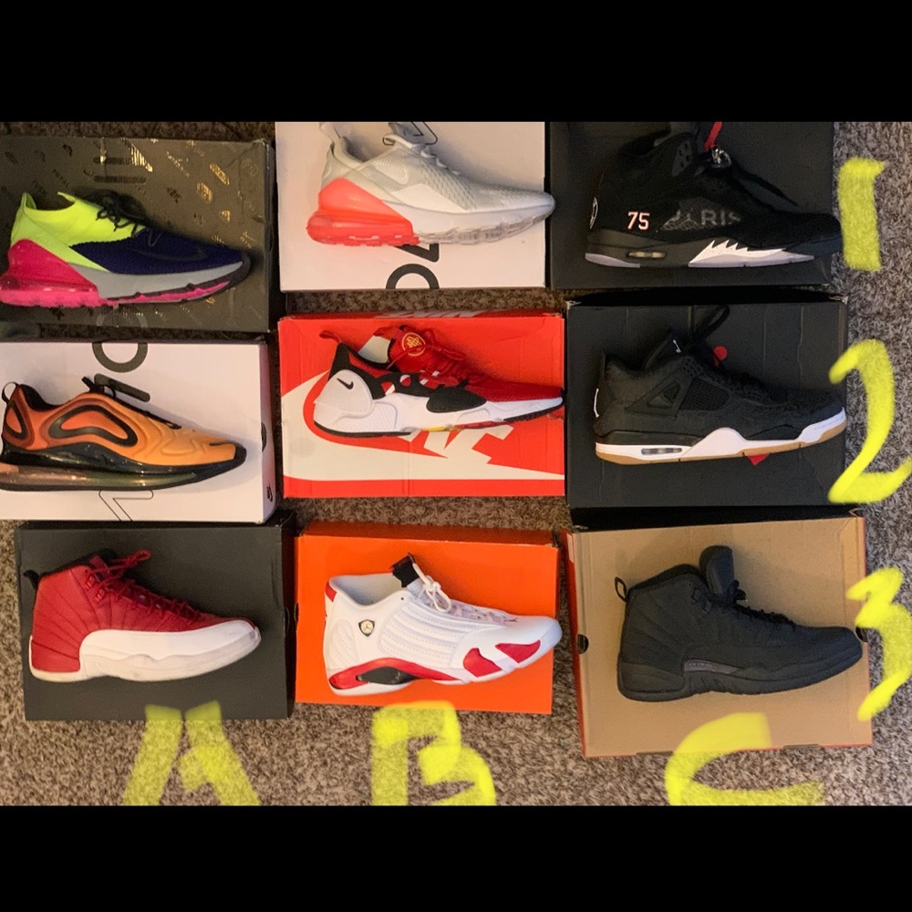 Size 13 and 12 nikes